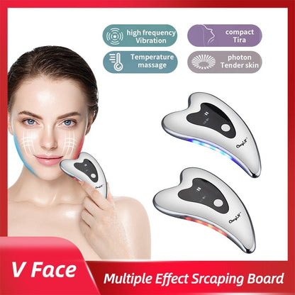 LED Light Vibration Face Lifting Tool