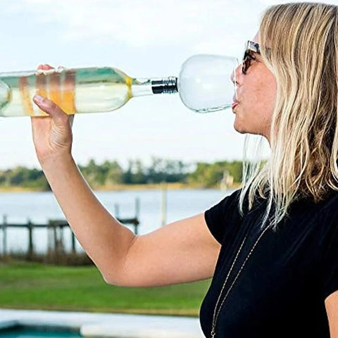 Champagne Glass Cup with Silicone Seal